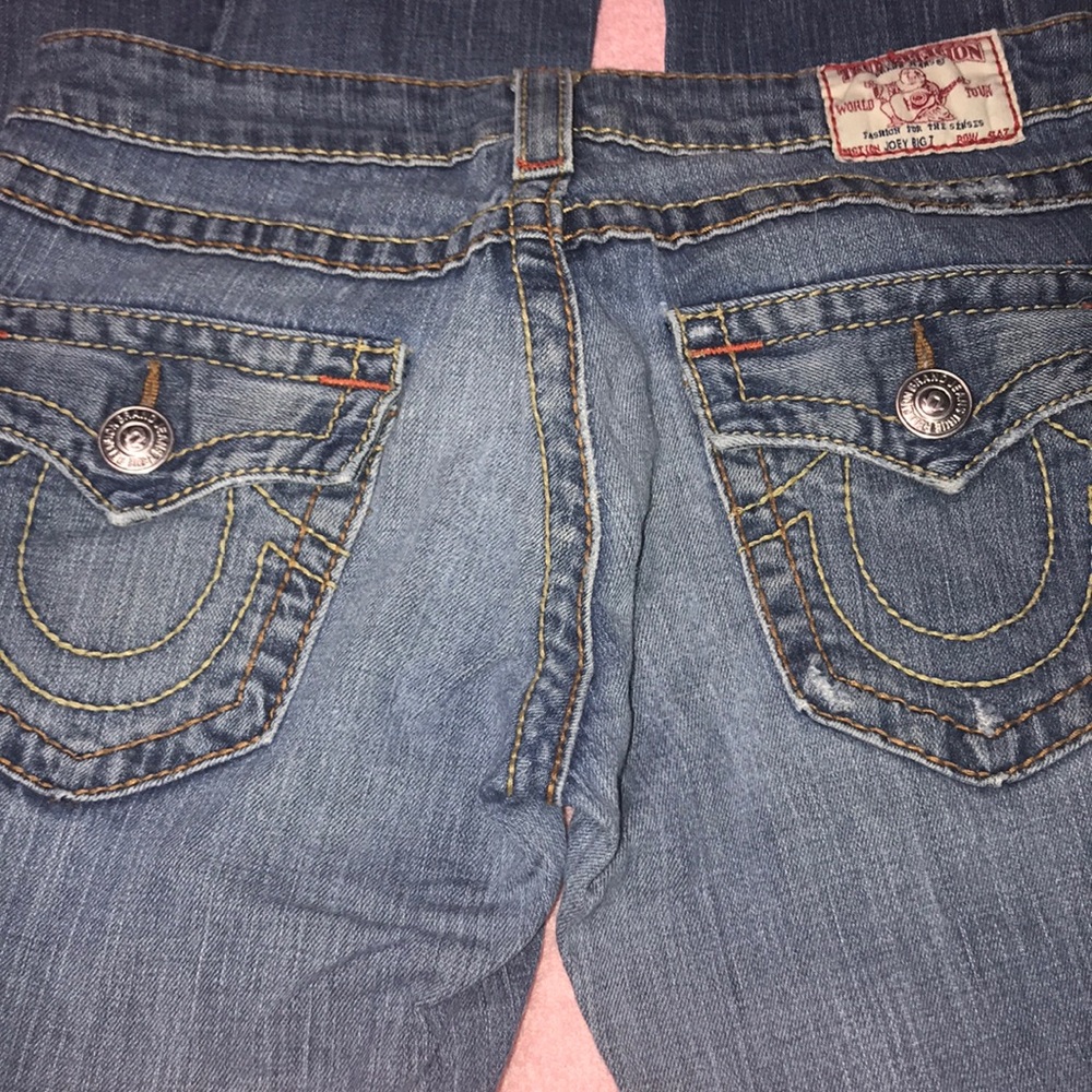True Religion Joey Big T Twist Hem Sz 28 - Picture 6 of 8
